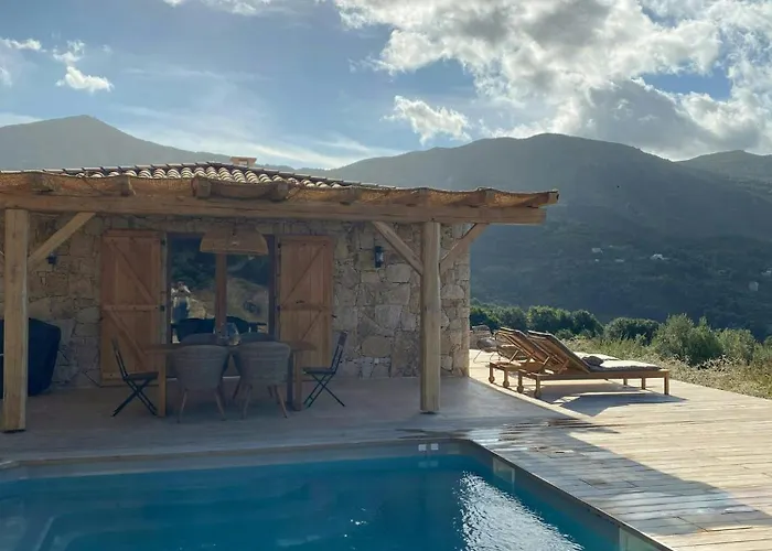 Stone Sheepfold With Sea View In Corsica Holiday home *