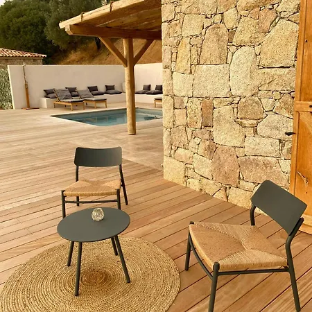 Stone Sheepfold With Sea View In Corsica Sari-D'orcino