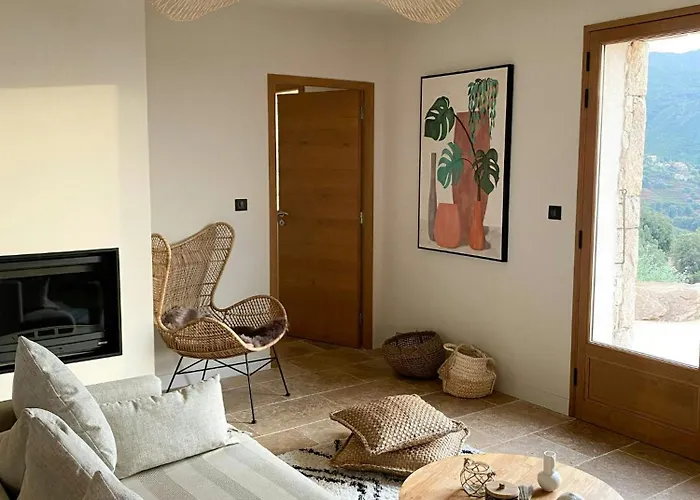 Stone Sheepfold With Sea View In Corsica Sari-D'orcino