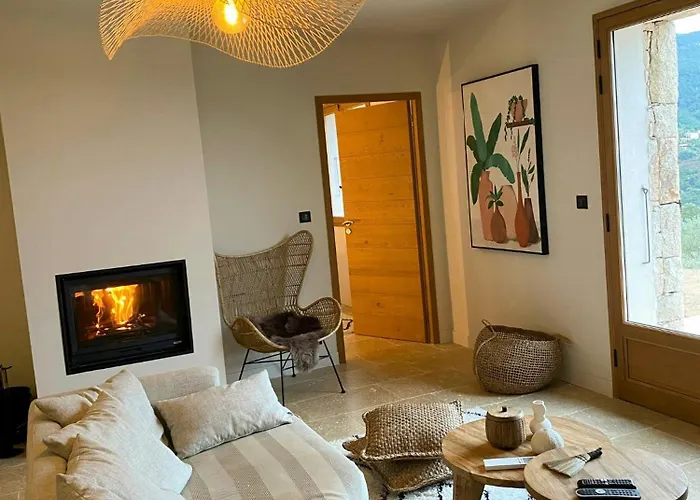 Stone Sheepfold With Sea View In Corsica *