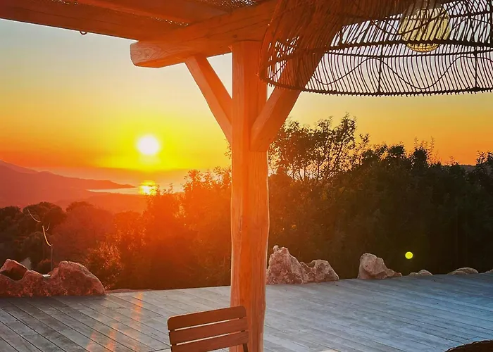 Stone Sheepfold With Sea View In Corsica
